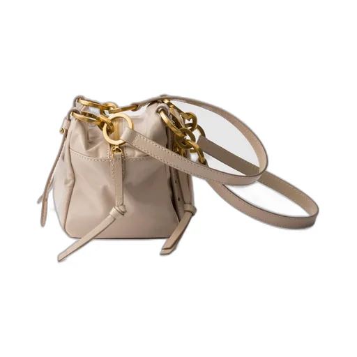 Prada Dangle Leather Top-Handle Mini-Bag