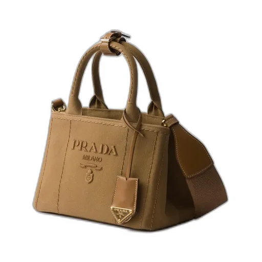 Prada JardiniÈRe Cotton Canvas Mini Handbag