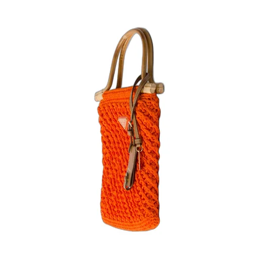 Cotton Crochet Mini-Handbag