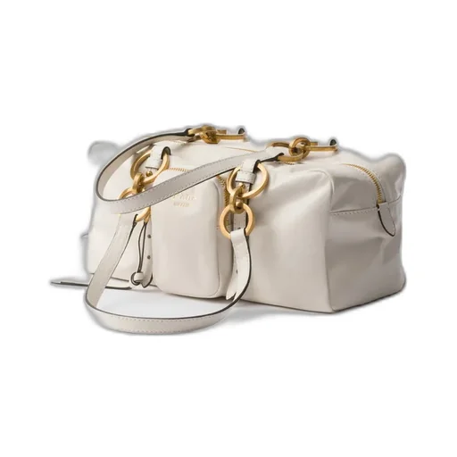 Prada Dangle Medium Leather Top-Handle Bag
