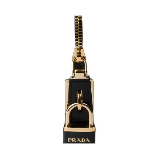 Medium Leather Top-Handle Bag With Padlock
