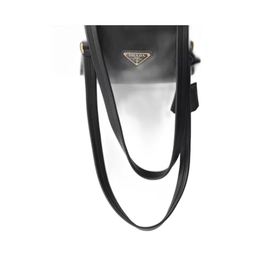 Medium Leather Top-Handle Bag With Padlock