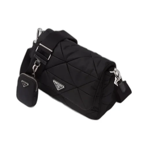 Padded Re-Nylon Shoulder Bag