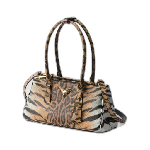 Prada Galleria Medium Printed Saffiano Leather Bag