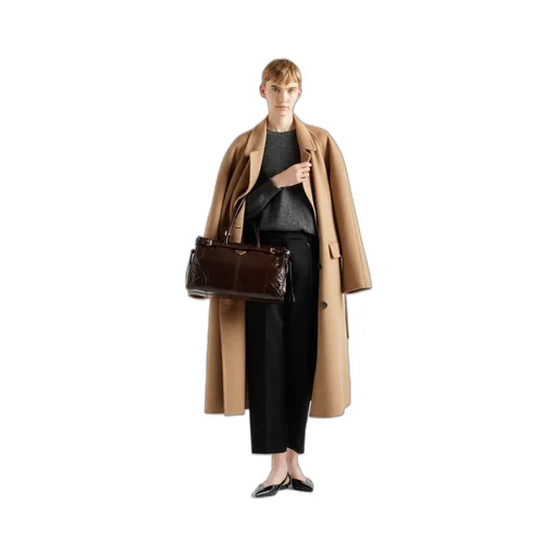 Prada Bonnie Large Leather Handbag