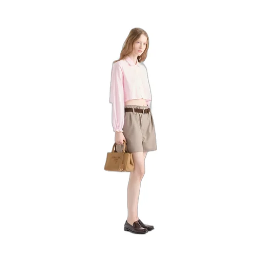 Prada JardiniÈRe Cotton Canvas Mini Handbag