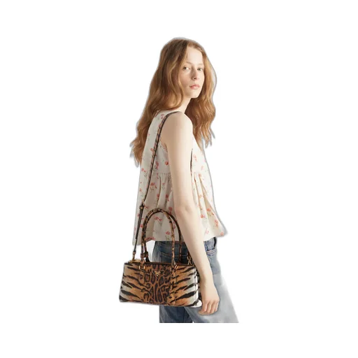 Prada Galleria Medium Printed Saffiano Leather Bag