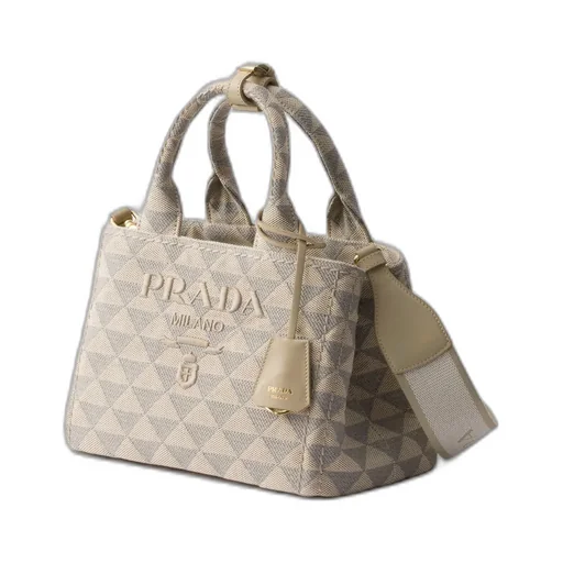 Small Embroidered Fabric Handbag