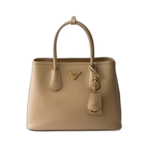 Medium Prada Double Saffiano Leather Bag
