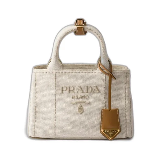 Prada JardiniÈRe Linen Blend Mini-Bag