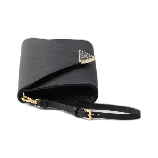 Saffiano Leather Envelope Clutch