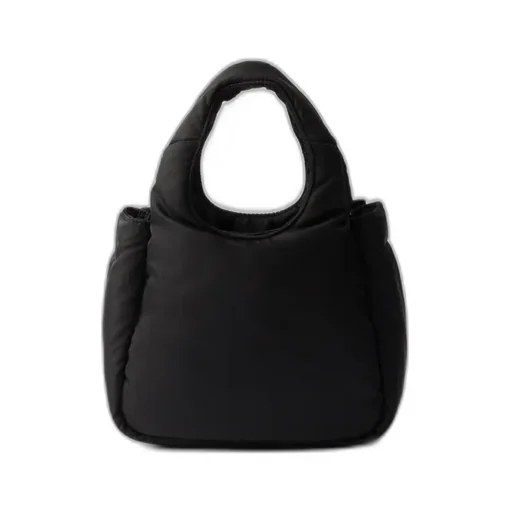 Padded Re-Nylon Mini-Bag With Bow