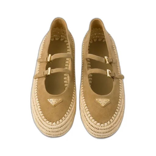 Suede Ballerinas