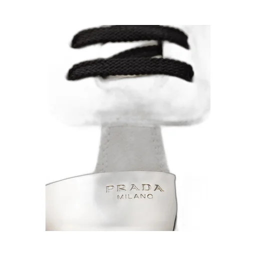 Collapse Re-Nylon And Suede Sneakers With Metal Toecap