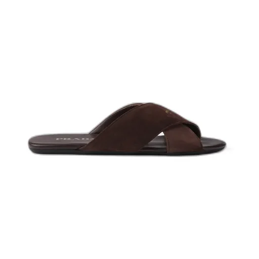Suede Slides