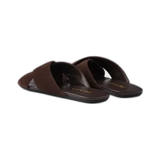 Suede Slides