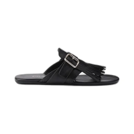 Shuffle Leather Thong Sandals