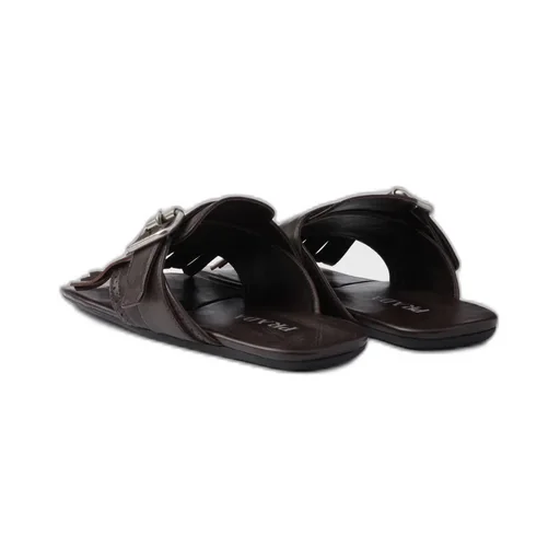 Shuffle Leather Thong Sandals