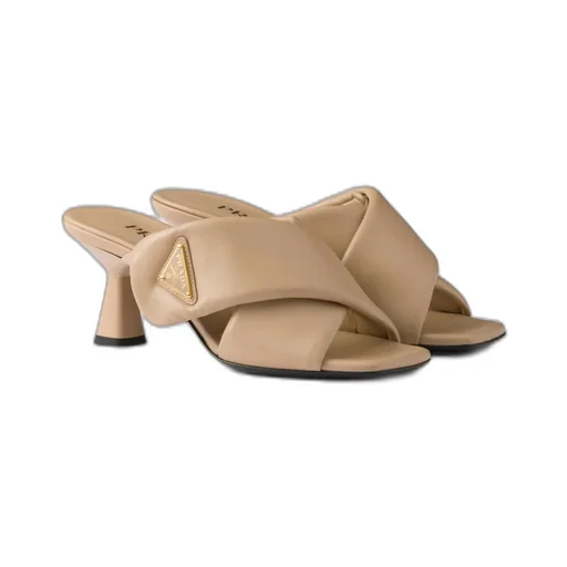 Padded Nappa Leather Sandals
