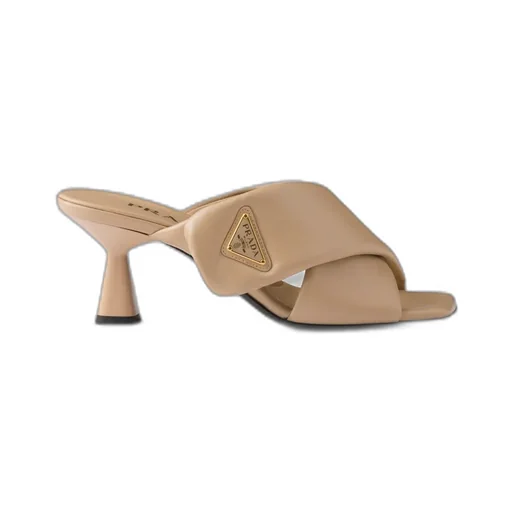 Padded Nappa Leather Sandals
