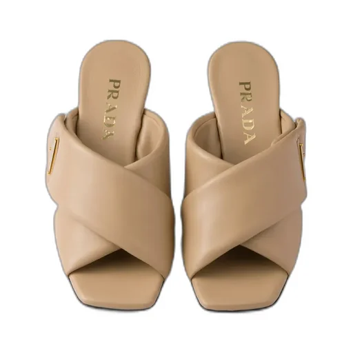 Padded Nappa Leather Sandals