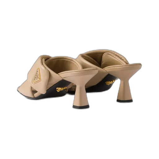 Padded Nappa Leather Sandals