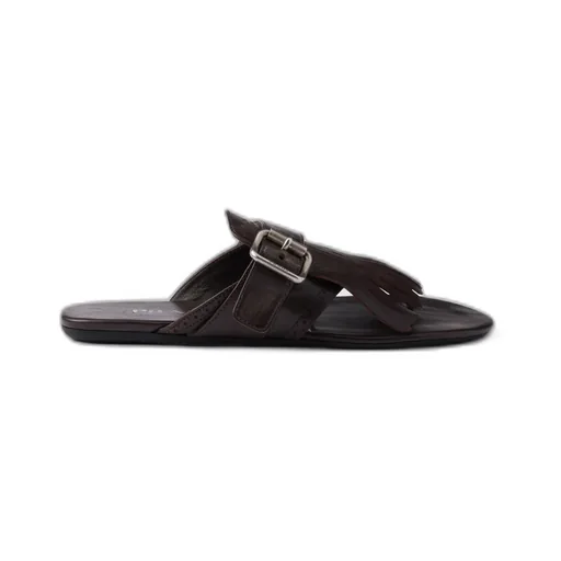Shuffle Leather Thong Sandals