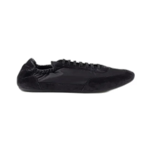 Collapse Re-Nylon And Suede Sneakers