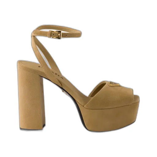 Suede Platform Sandals