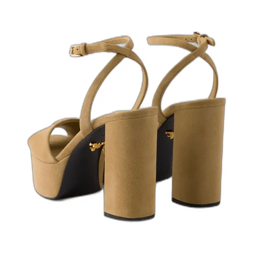 Suede Platform Sandals