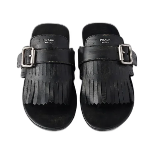 Shuffle Leather Thong Sandals