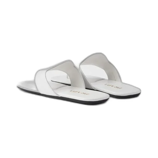 Brushed Leather Thong Sandals
