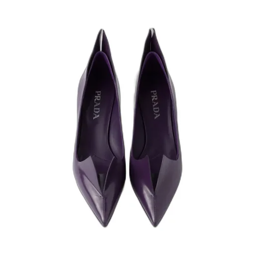 Brushed Leather Pumps