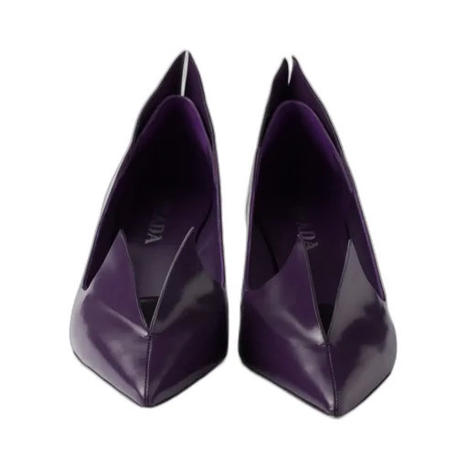Brushed Leather Pumps