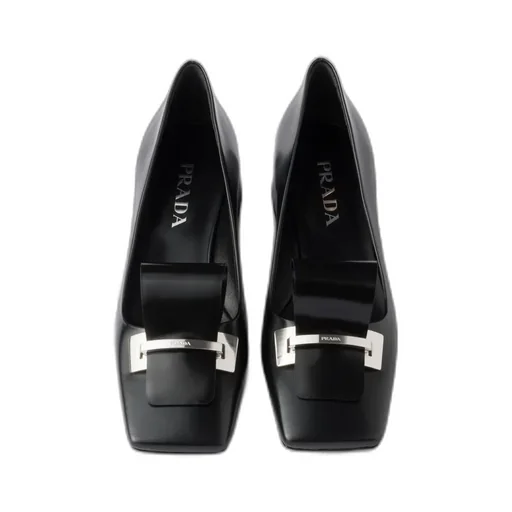 Brushed Leather Pumps
