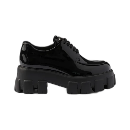 Monolith Patent Leather Lace-Up Shoes