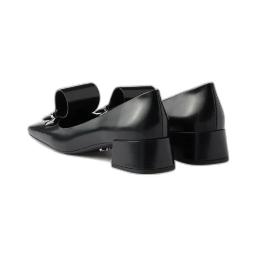 Brushed Leather Pumps