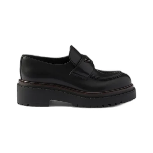 Double Chocolate Leather Loafers