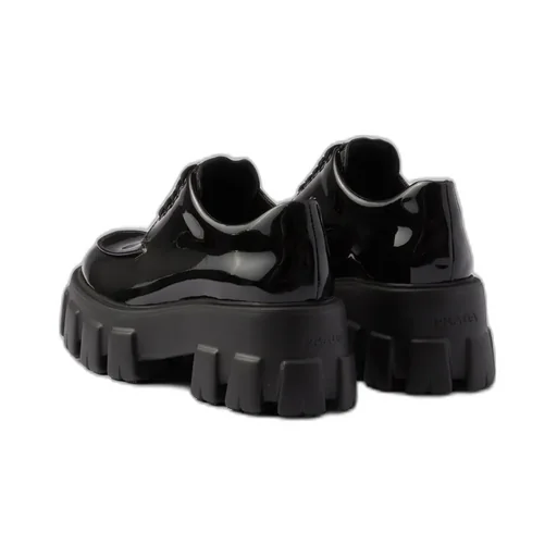 Monolith Patent Leather Lace-Up Shoes