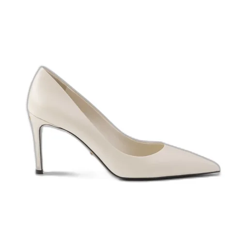 Patent Saffiano Leather Pumps