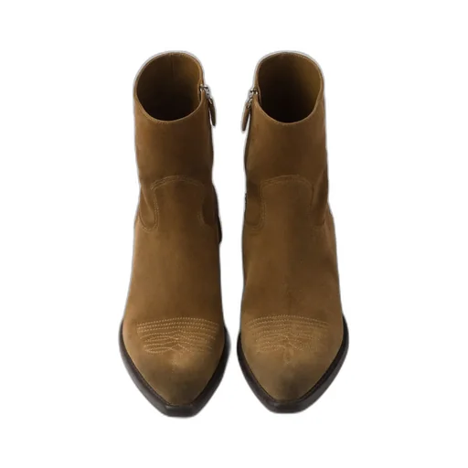 Suede Booties