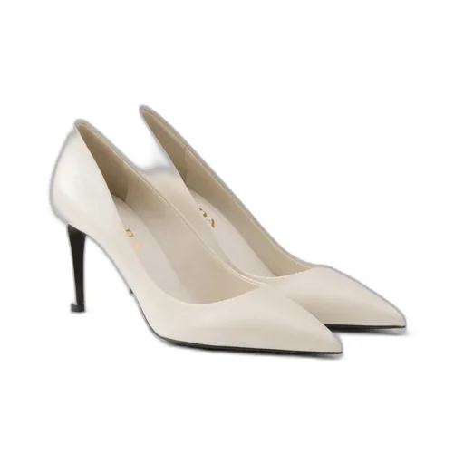 Patent Saffiano Leather Pumps