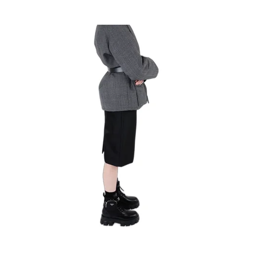 Monolith Leather And Re-Nylon Boots With Pouch