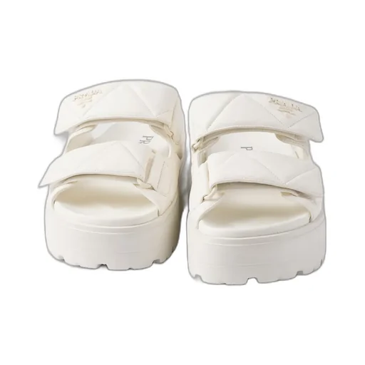 Padded Nappa Leather Slides