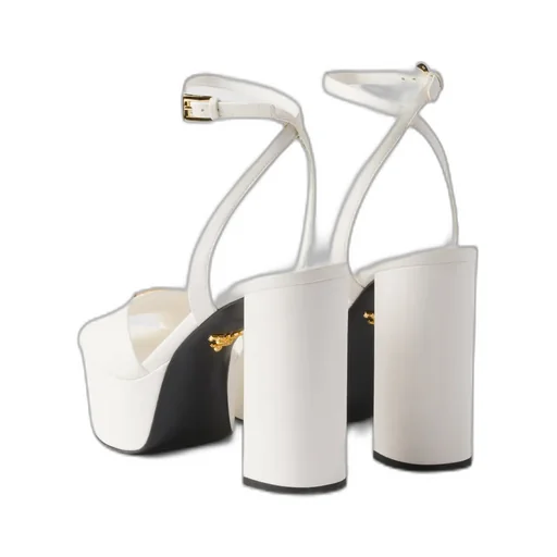 Nappa Leather Platform Sandals