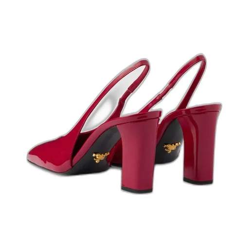 Patent Leather Slingback Pumps