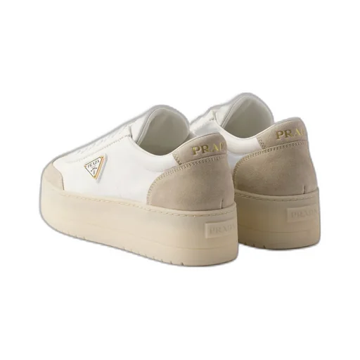 Downtown Bold Nappa Leather And Suede Sneakers