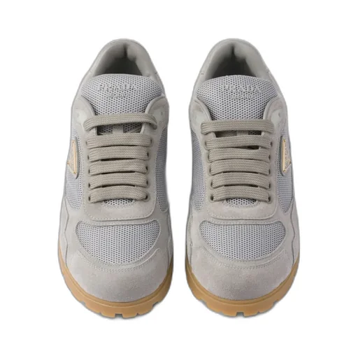 Trail Mesh Fabric And Suede Sneakers