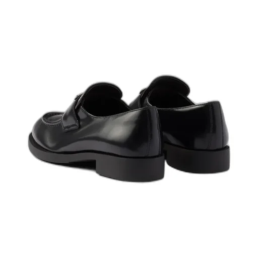 Brushed Leather Loafers