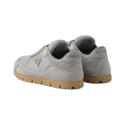 Trail Mesh Fabric And Suede Sneakers